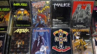 Heavy Metal amp Thrash Metal Cassette Collection OG Pressings [upl. by Kirstin]