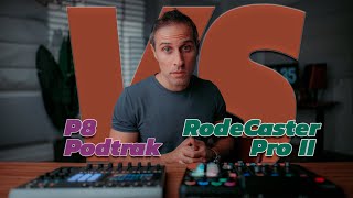 Qual Mesa de Podcast escolher Rodecaster Pro II vs ZOOM P8 Podtrak [upl. by Natalee]