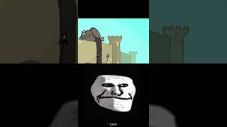 Wife❌ Kingdom✅ Troll Face Lamput Edit 🗿 Cartoon Box trollface cartoons shorts [upl. by Aramen]