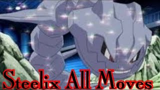 Steelix All Attacks amp Moves Pokemon [upl. by Fradin]