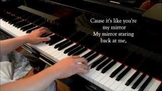 Mirrors Justin Timberlake  Piano Cover with lyrics [upl. by Kcirdot988]