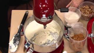 KitchenAid 6 qt 575 Watt Bowl Lift Stand Mixer with Flex Edge with Jane Treacy [upl. by Arihay]