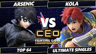 CEO 2024  Arsenic Joker Vs Kola Roy Smash Ultimate  SSBU [upl. by Jessamyn]