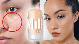 Milk Makeup Blur Stick Review  Demo [upl. by Jerz]