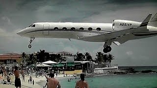 Famous Maho Beach St maarten Princess Juliana Intl Airport [upl. by Seton]