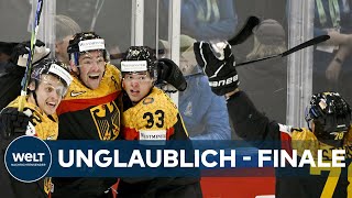 EISHOCKEY Deutsches Team sensationell im WMFinale [upl. by Halden]