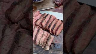 Bavette Steak Slicing [upl. by Joelynn40]