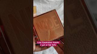 Huda Beauty Nude Obsessions Mini Eyeshadow Palette Medium at 50 off makeup eyeshadowpalette [upl. by Hunger]