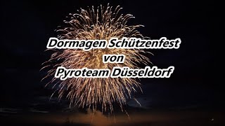 Dormagen  Schützenfest Feuerwerk 2022 Von Pyroteam Düsseldorf [upl. by Schwerin272]