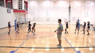 Shuttle Drill  Volleyball Drill [upl. by Nyleuqaj]