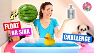 FLOAT OR SINK CHALLENGE Drijft Het Of Zinkt Het ♥DeZoeteZusjes♥ [upl. by Lehctim]