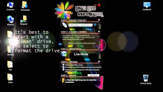 How to create a bootable USB stick with Linux Live USB Creator LiLi [upl. by Ennovihs]