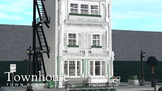 ˚ 🏙️ BLOXBURG  Cafe Extension  Fire Escape  Roblox Speed Build 🏠 [upl. by Dovev165]