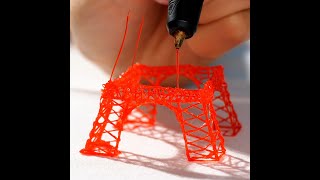 ¡Déjate cautivar por estas hipnotizantes obras maestras hechas con bolígrafos 3D 🤩✨ [upl. by Araccat]