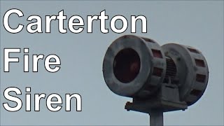 SIREN  Carterton Fire Station Siren  Sounding for callout [upl. by Inaluiak]