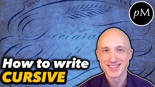 Why you should learn Cursive Handwriting  Spencerian Script How to Write Cursive Letters [upl. by Odinevneib]