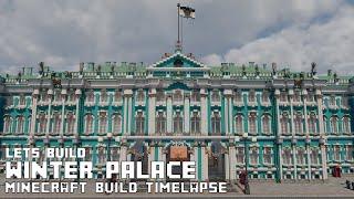 Lets Build A Winter Palace Winter Palace Project Minecraft Build Timelapse [upl. by Jecoa]