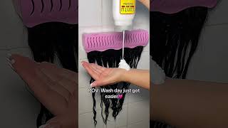 Washing day just got easier 😌beauty wig haircare hairstyle [upl. by Grindle569]