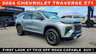 2024 Chevrolet Traverse Z71 25L Turbo  First Look at the All New Off Road Tuned Traverse SUV [upl. by Cailean902]