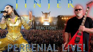 JINJER Perennial Live Reaction [upl. by Alburg]