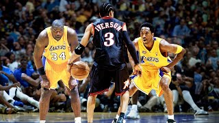 The Day Allen Iverson Destroyed Kobe Bryant amp Shaquille ONeal [upl. by Ressay104]