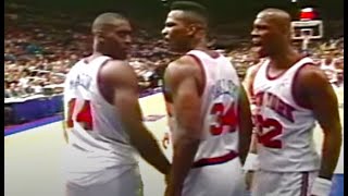 The TOUGHEST NBA Team Ever  New York Knicks HEATED Moments 199293 Rare Footage [upl. by Frisse424]