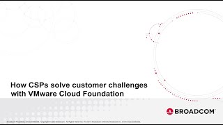 How VMware Cloud Providers solve customer challenges with VMware Cloud Foundation [upl. by Assenyl]