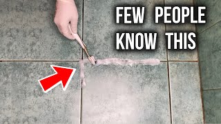 Awesome DIY Cleaner How to Clean Grout in 1 Minute [upl. by Iliam]