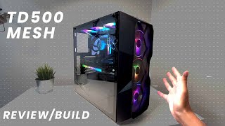 Cooler Master TD500 Mesh  Airflow King  Review Build [upl. by Anilek735]