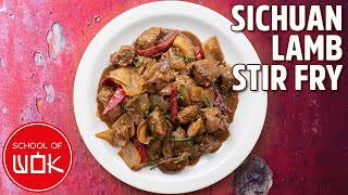 Delicious Sichuan Cumin Lamb Stir Fry Recipe [upl. by Dysart882]