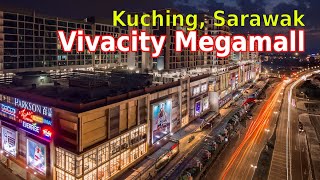 Kuching 2023  Vivacity Megamall  Walking Tour [upl. by Arada651]