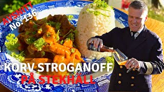 Korv Stroganoff på stekhäll I Kapten Mat I No 136 [upl. by Nielson]