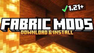 How To Install Fabric Mods in Minecraft 121 [upl. by Caiaphas]