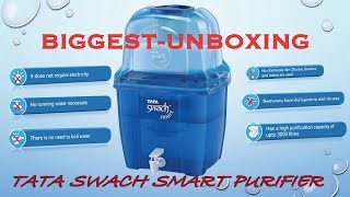 TATA SWACH SMART WATER PURIFIER  Non Electric Smart 15Litre  Gravity Based Water Purifier [upl. by Eehc]