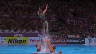 Synchronized Swimming Lift Medley  short version [upl. by Bunni]