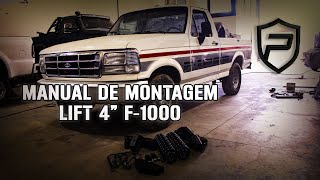 Como Montar Kit Lift 4quot F1000 1997 4x2 [upl. by Imim]