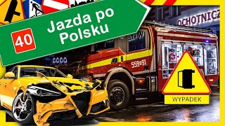 Jazda po Polsku  wypadki i kolizje drogowe 40 [upl. by Taite]