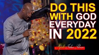 A MUST WATCH AN ENCOUNTER TO CHANGE YOUR ENTIRE LIFE IN 2022  APOSTLE JOSHUA SELMAN [upl. by Ahcarb]