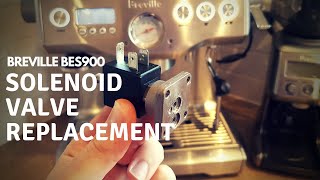 How To Replace The Solenoid Valve In A Breville BES900 Coffee Machine  DIY [upl. by Oyek740]