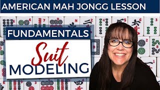 American Mah Jongg Lesson Fundamentals 4 Suit Modeling mock card [upl. by Dupuy]