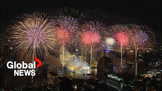 New Years 2023 countdown celebrations around the world  Part 1 [upl. by Oznecniv]