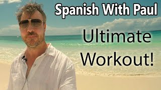 Beginners Spanish  Ultimate Workout 70 Questions [upl. by Leziar]