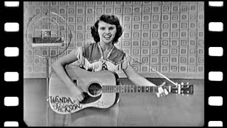 WANDA JACKSON  I Wanna Wanna Wanna  full TV vidéo with Red Foley intro remastered 1080p 1955 [upl. by Jayme991]