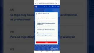 LTMS Portal online CDE Exam 2022 for renewal of drivers license [upl. by Adnawot]