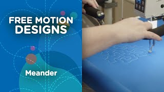 Meander free motion quilting tutorial for your longarm quilting machine [upl. by Annayat630]