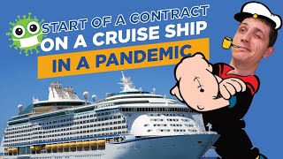 Work on a cruise ship 2021  start of the contract onboard Adventure of the Seas in a pandemic [upl. by Hcirdeirf]