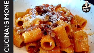 Pasta allAmatriciana  Ricetta depositata dal comune di Amatrice😱 [upl. by Ringler]