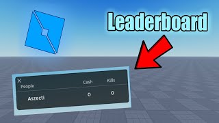 How to make a LEADERBOARD in Roblox Studio 2024 [upl. by Ribaj476]