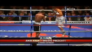 Amir Khan vs Breidis Prescott WBO INTER CONTINENTAL LIGHTWEIGHT TITLE┃SHANNONS GYM [upl. by Isleana244]