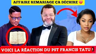 CEST BIBLIQUE VOICI LA RÉACTION DE FRANCIS TATU SUR LE REMARIAGE DE MARCELLO TUNASI [upl. by Rohn]